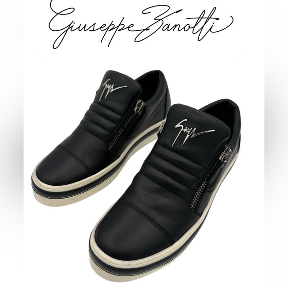 GIUSEPPE ZANOTTI~ Ace Leather Trainers SIZE 39 - Sneakers